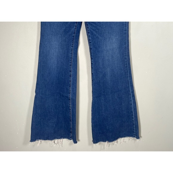 Abercrombie & Fitch The Flare Ultra High Rise Jeans Women's Size 26 Denim Preppy - Picture 3 of 10